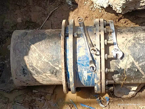 邯郸市DN400供水管内衬柔性复合管修复项目